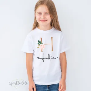 Personalised initial t-shirt