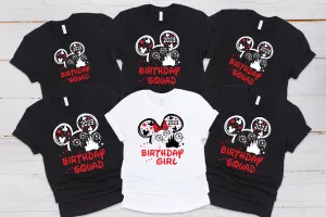 Personalised Matching Birthday Mouse T-shirts