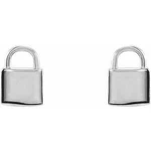Petite Lock Earrings 87594