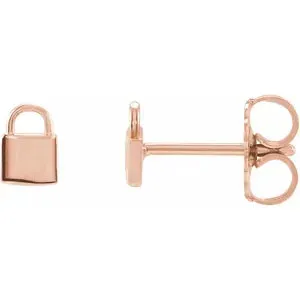Petite Lock Earrings 87594