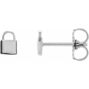 Petite Lock Earrings 87594