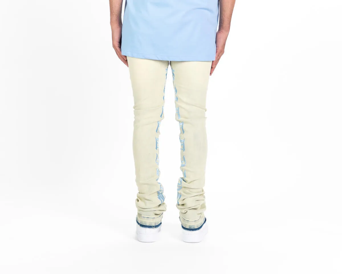 Pheelings AGAINST ALL ODDS FLARE STACK DENIM (LIGHT BLUE/SKY BLUE)