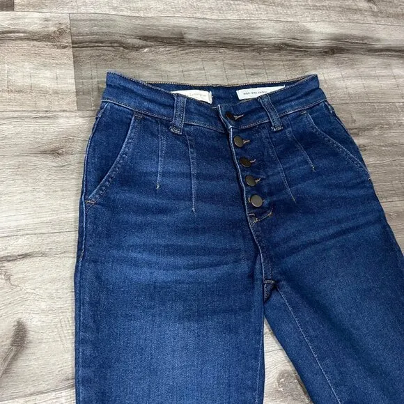 Pilcro And The Letterpress High Rise Denim Skinny Jeans Blue Women’s Size 24