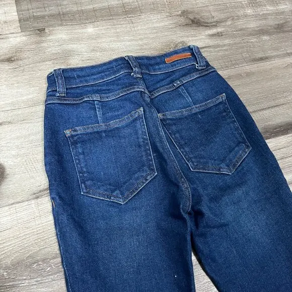 Pilcro And The Letterpress High Rise Denim Skinny Jeans Blue Women’s Size 24