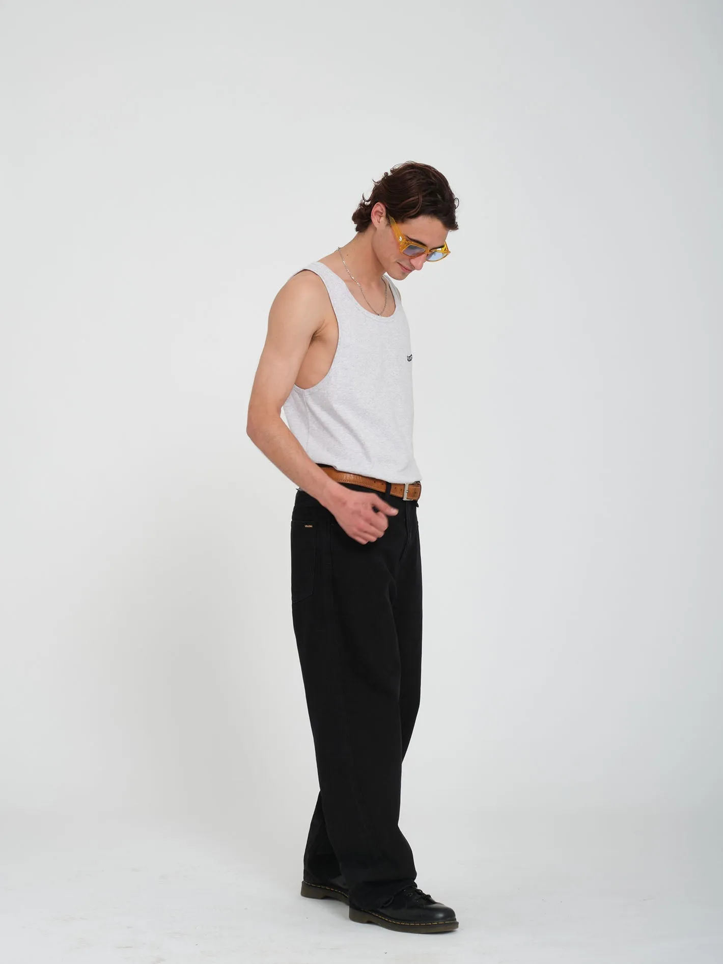 Pistol Stone Tanktop - BONE HEATHER