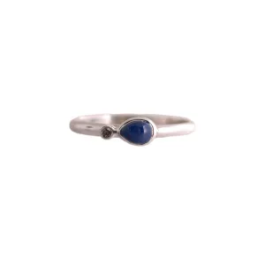 Platinum and White Gold Upcycled Linde Star Sapphire Ring