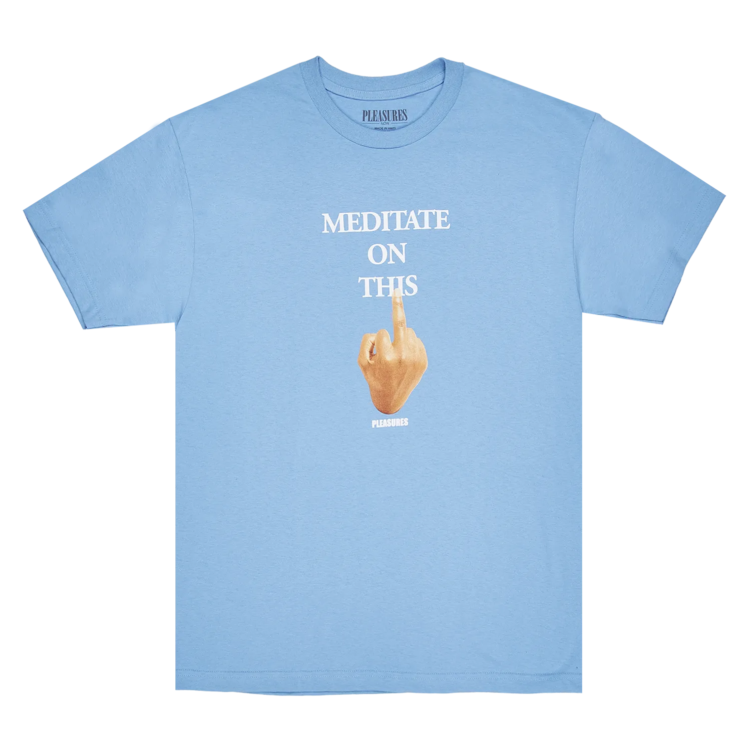Pleasures Message T-Shirt 'Carolina Blue'