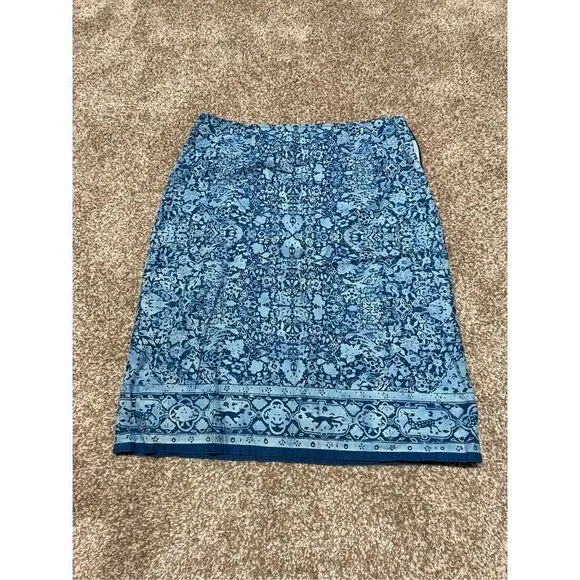 Polo Jeans Co Ralph Lauren women cotton blue skirt size 8