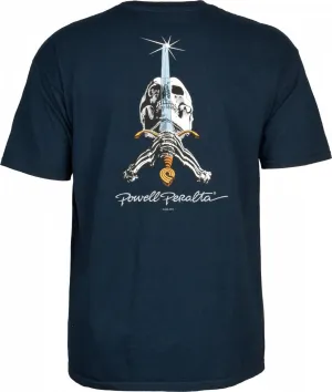 Powell Peralta - Skull & Sword Tee Navy