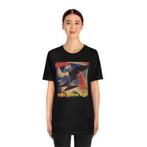 Proud American Vegan! Short Sleeve Tee