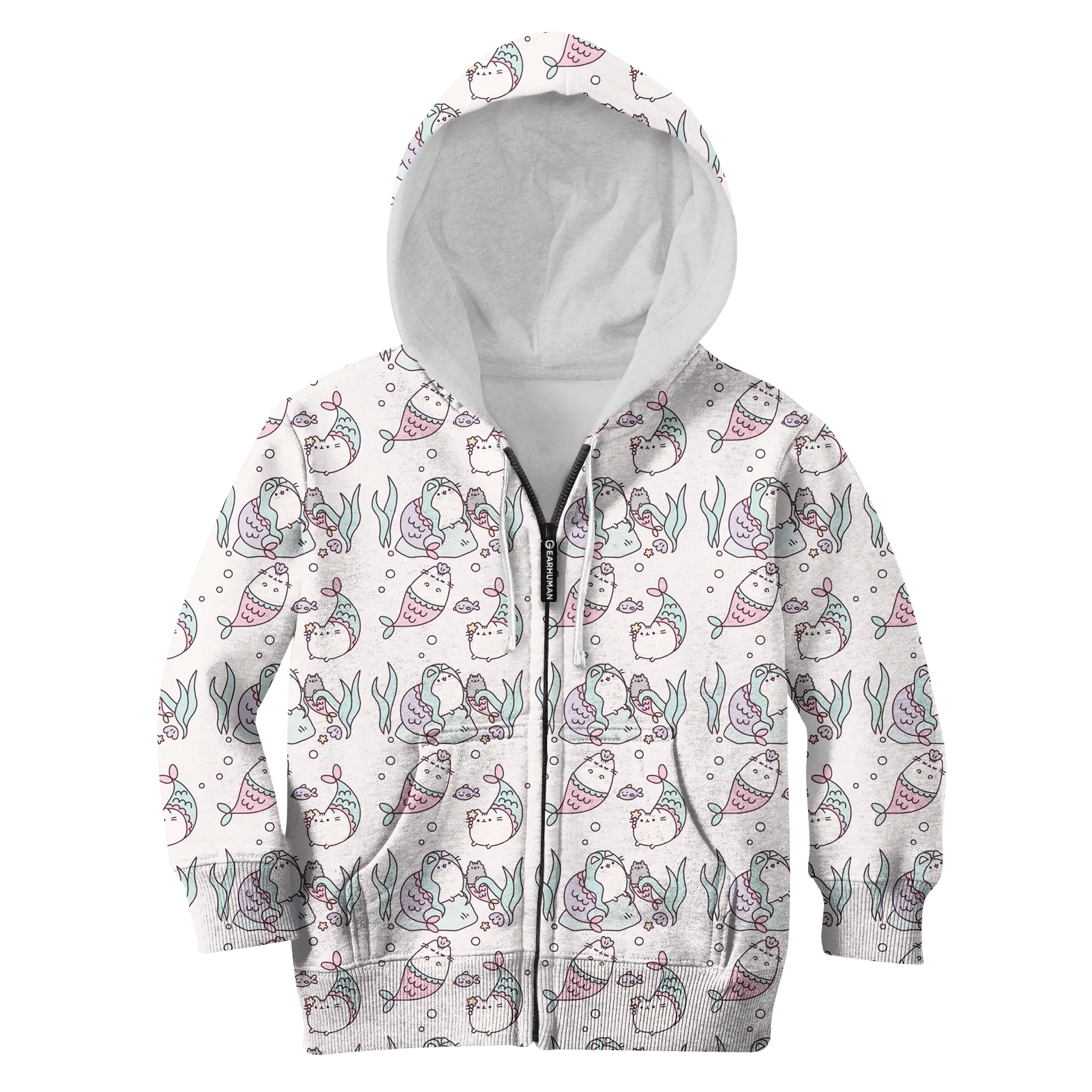 Pusheen Mermaid Kid Custom Cosplay Hoodies Apparel QT207152