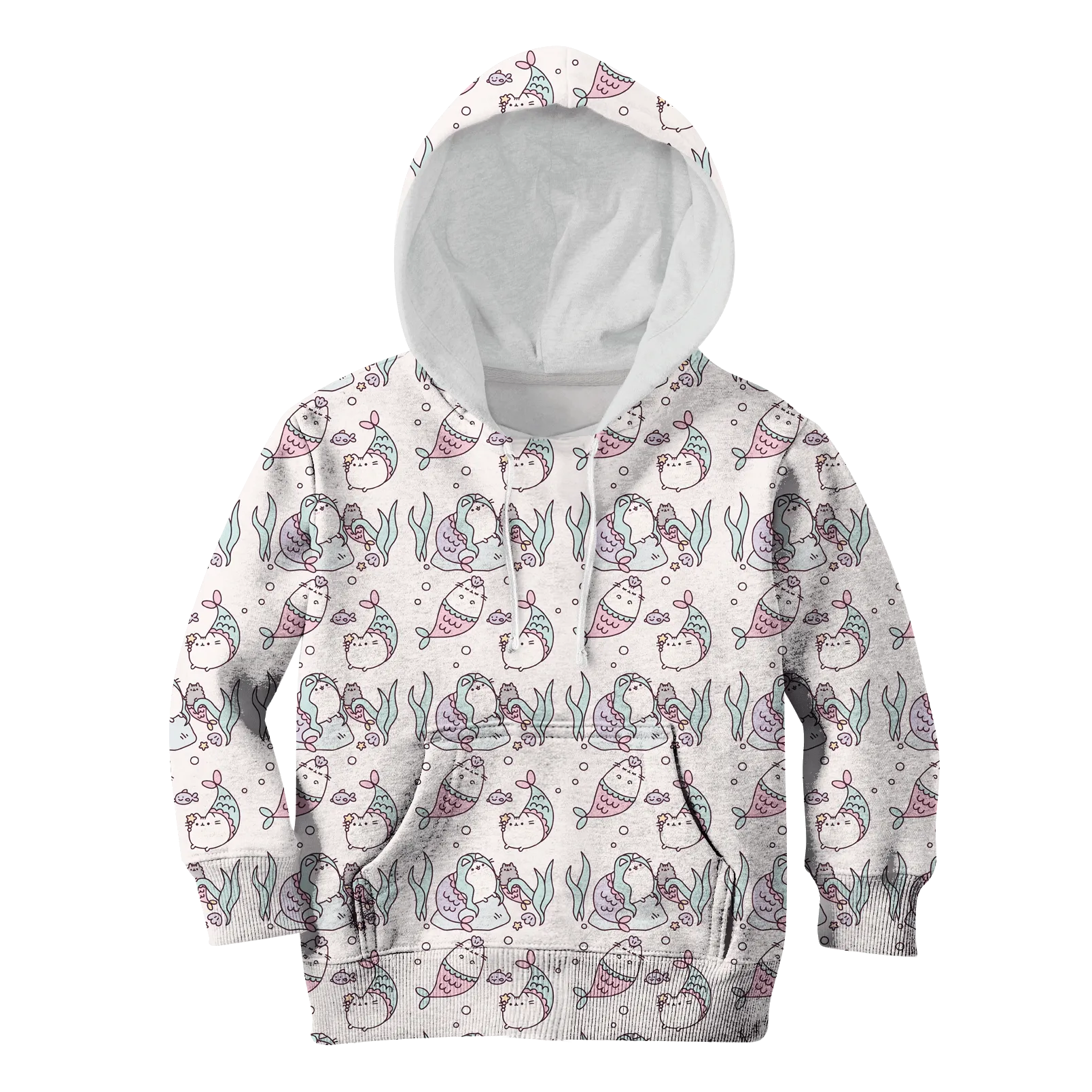 Pusheen Mermaid Kid Custom Cosplay Hoodies Apparel QT207152