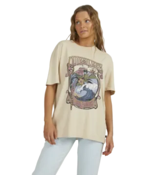 Quiksilver Extra Boyfriend Tee MUSHROOM