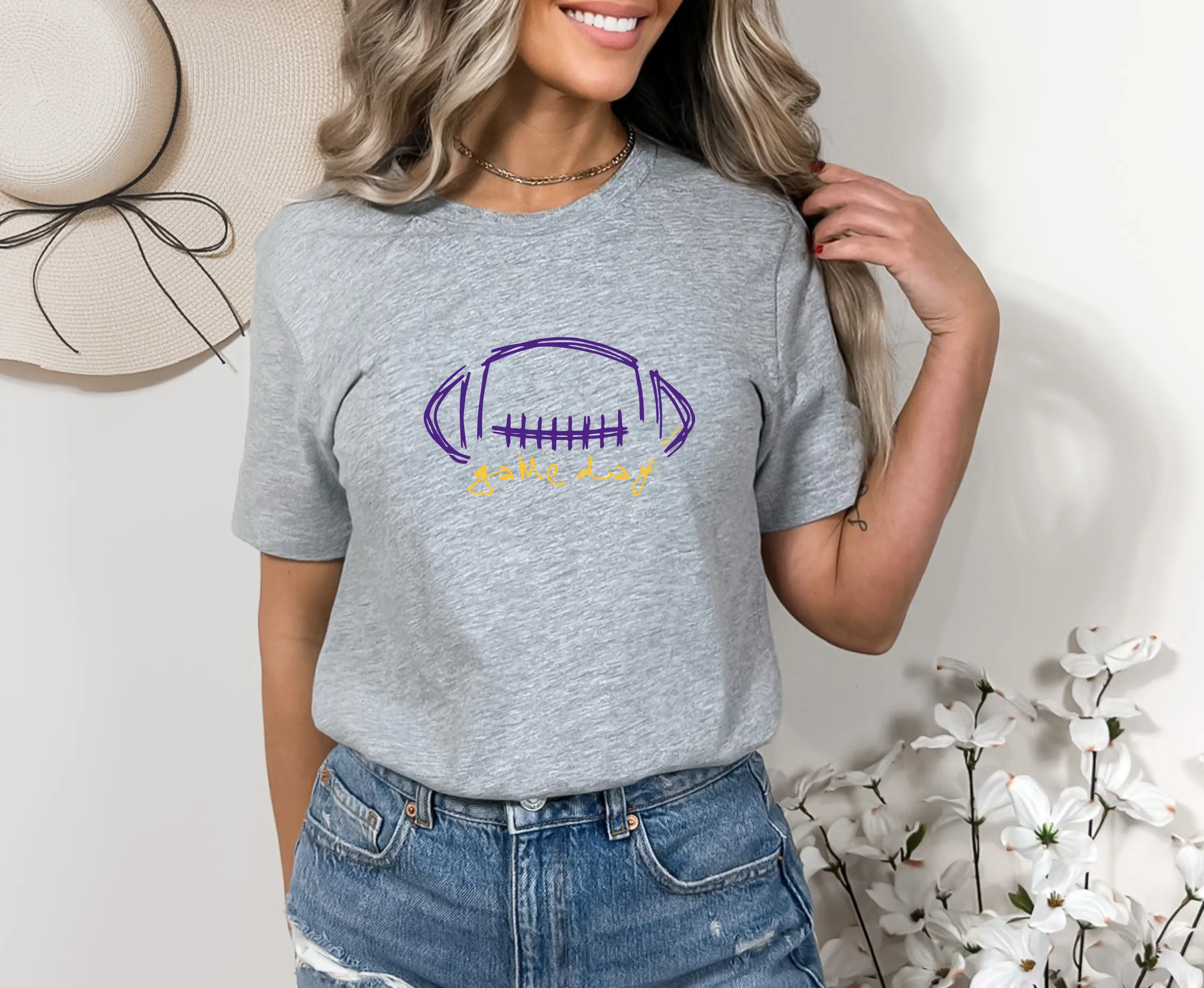 "Game Day" Relaxed Fit Crew Unisex T-Shirt