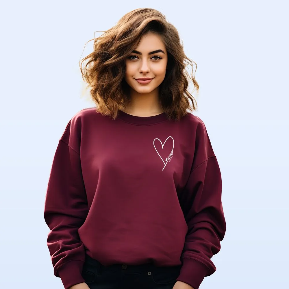 "Little Love" Relaxed Fit Classic Crew Unisex Sweatshirt