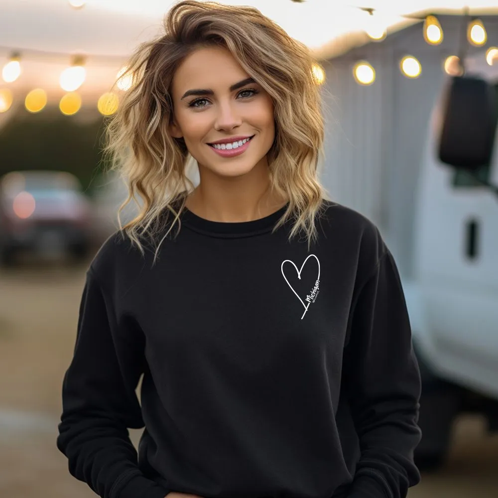"Little Love" Relaxed Fit Classic Crew Unisex Sweatshirt