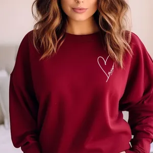 "Little Love" Relaxed Fit Classic Crew Unisex Sweatshirt