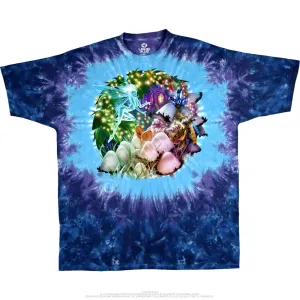 "Mushroom Garden" Tie Dye T-Shirt