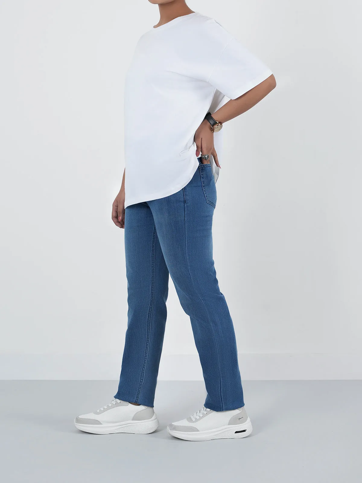"REIDAR" Drop Shoulder Basic T-Shirt