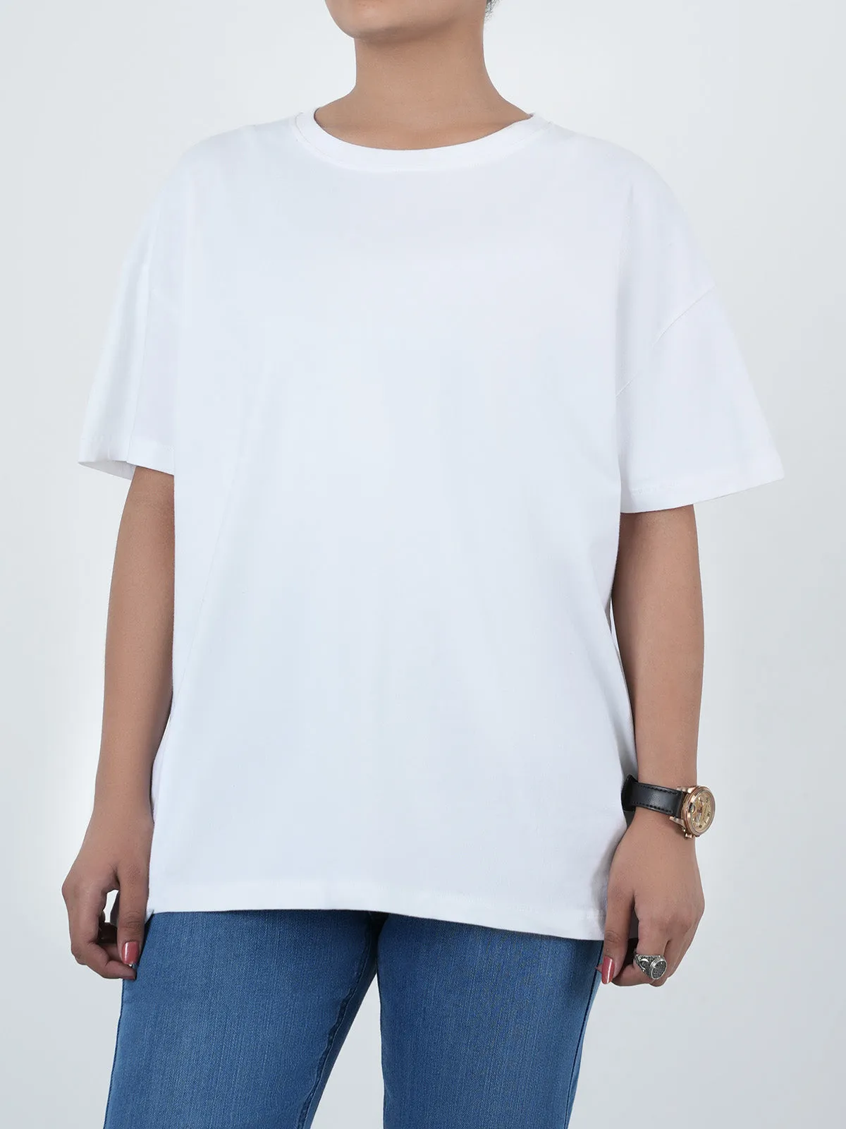 "REIDAR" Drop Shoulder Basic T-Shirt