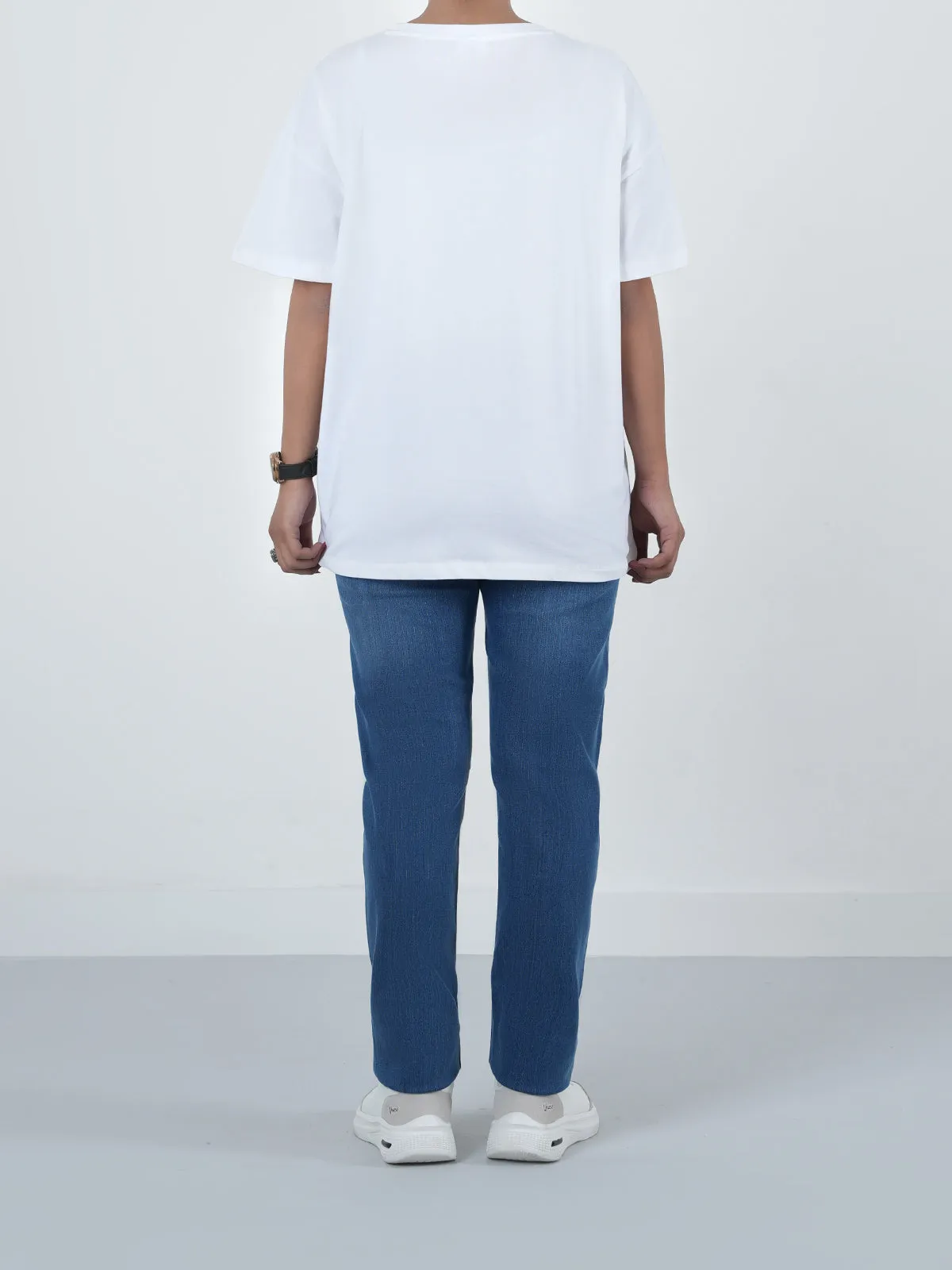 "REIDAR" Drop Shoulder Basic T-Shirt