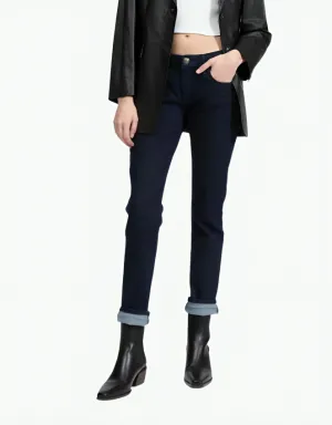 Rag & Bone Dre Low-Rise Slim Boyfriend Jeans in Rinse