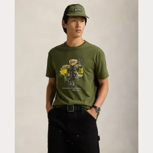 Ralph Lauren Defender bear T-shirt - Olive green