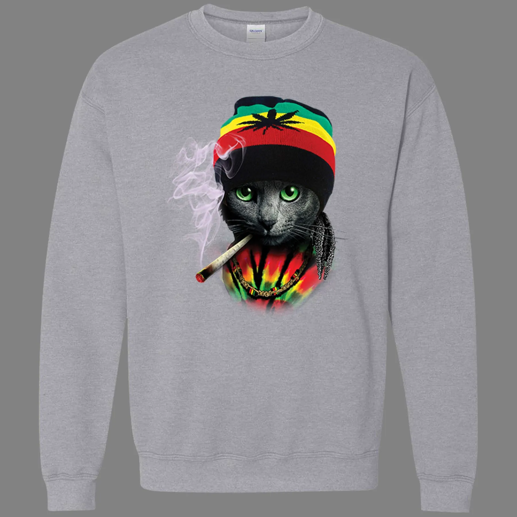 Rasta Cat Sweatshirt