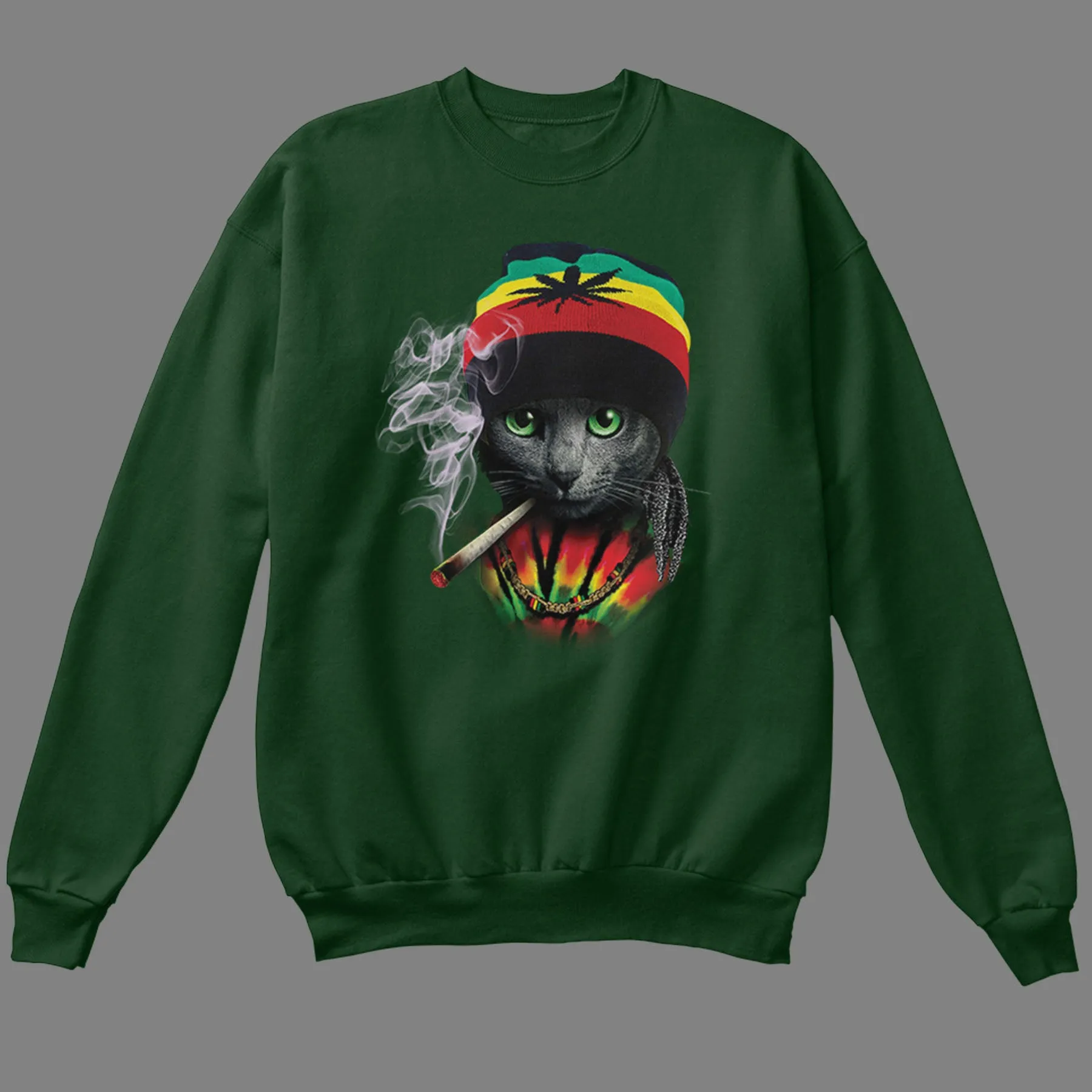 Rasta Cat Sweatshirt