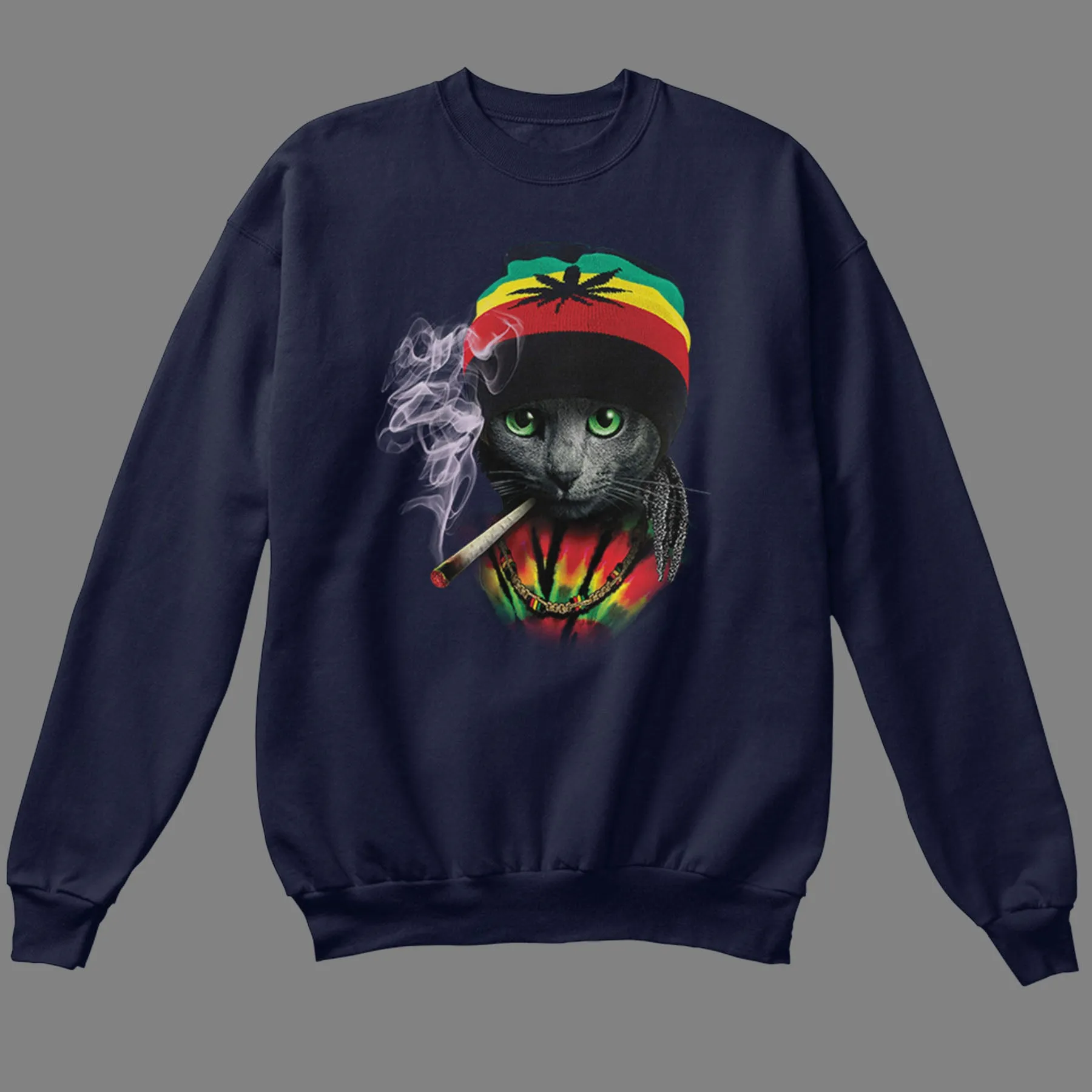 Rasta Cat Sweatshirt