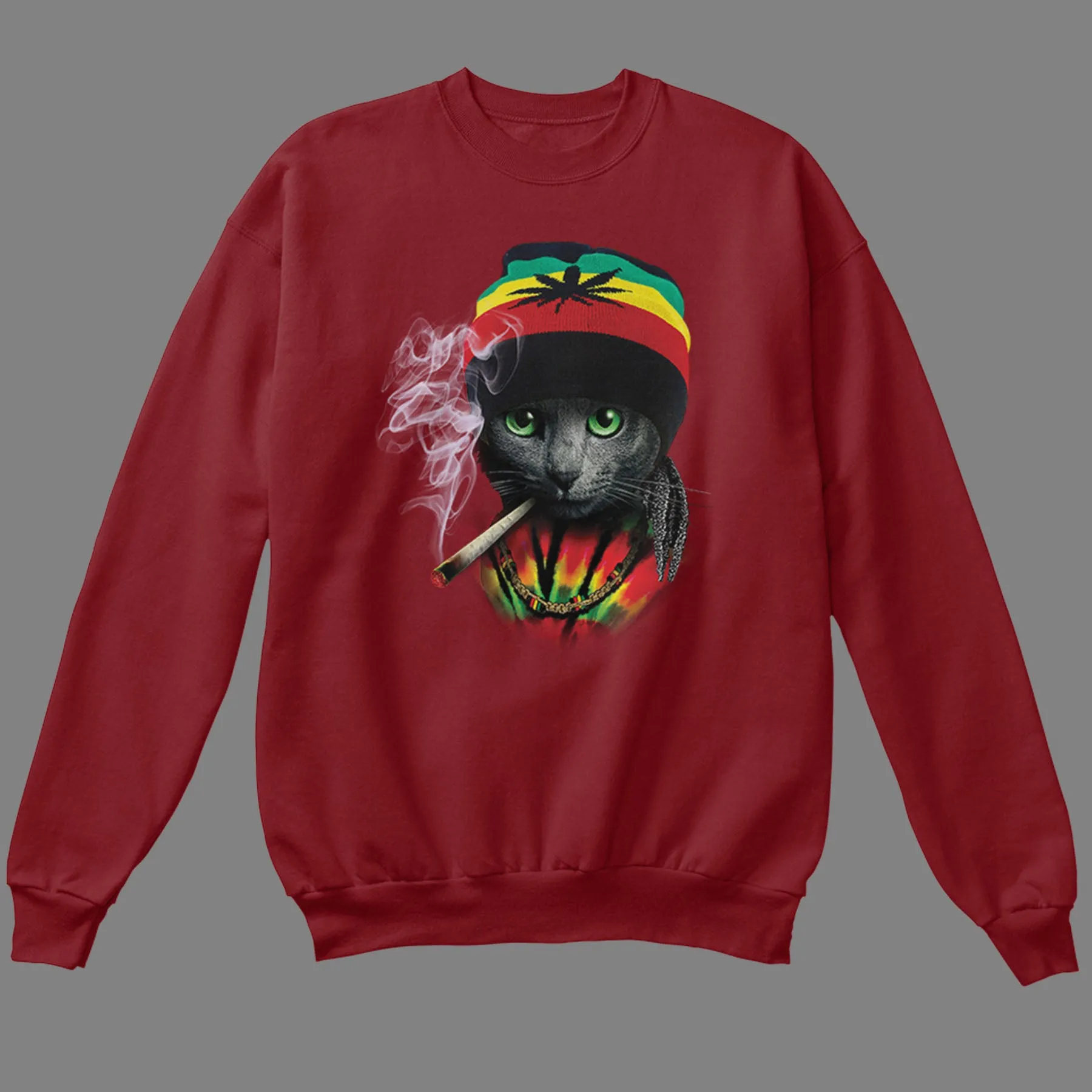 Rasta Cat Sweatshirt