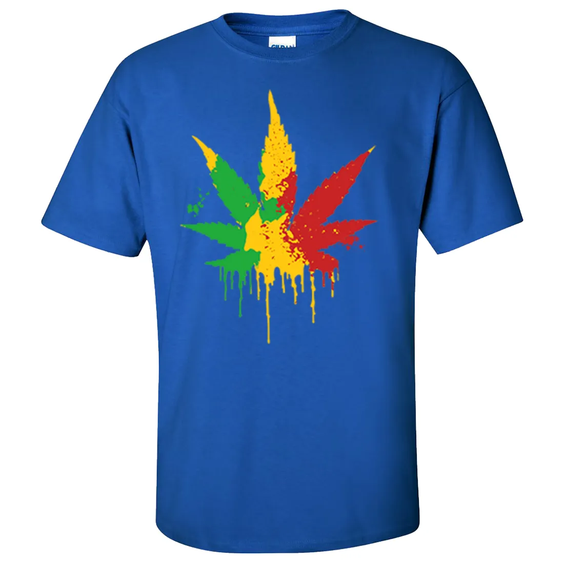 Rasta Pot Leaf Asst Colors T-shirt/tee