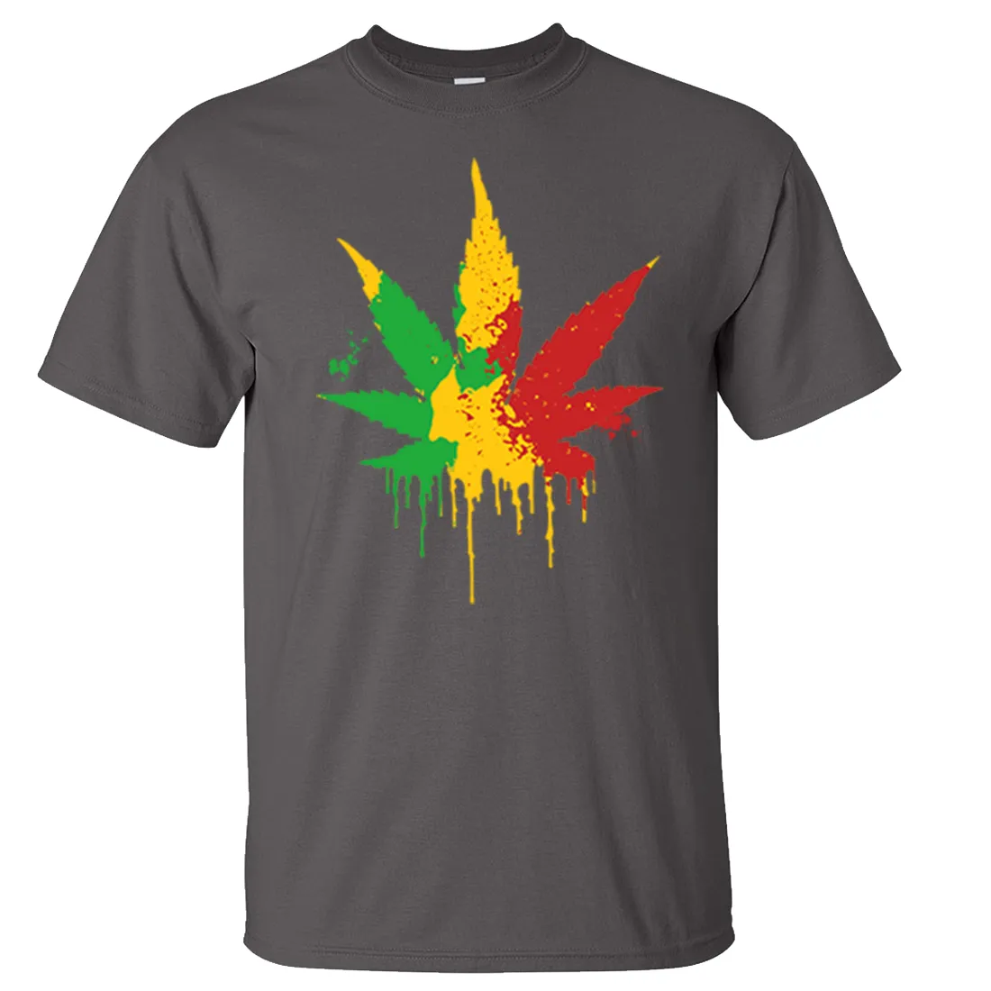 Rasta Pot Leaf Asst Colors T-shirt/tee