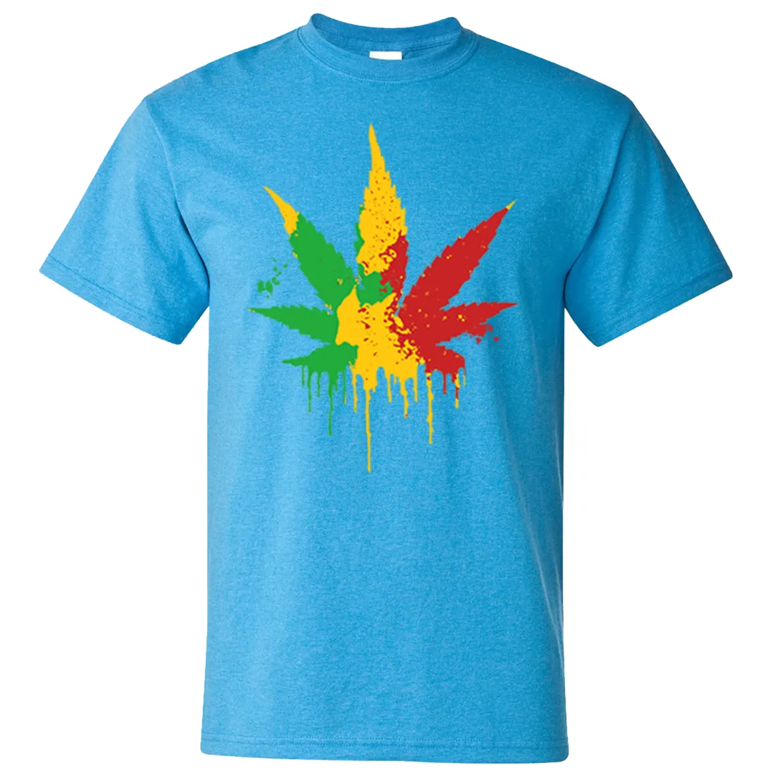 Rasta Pot Leaf Asst Colors T-shirt/tee