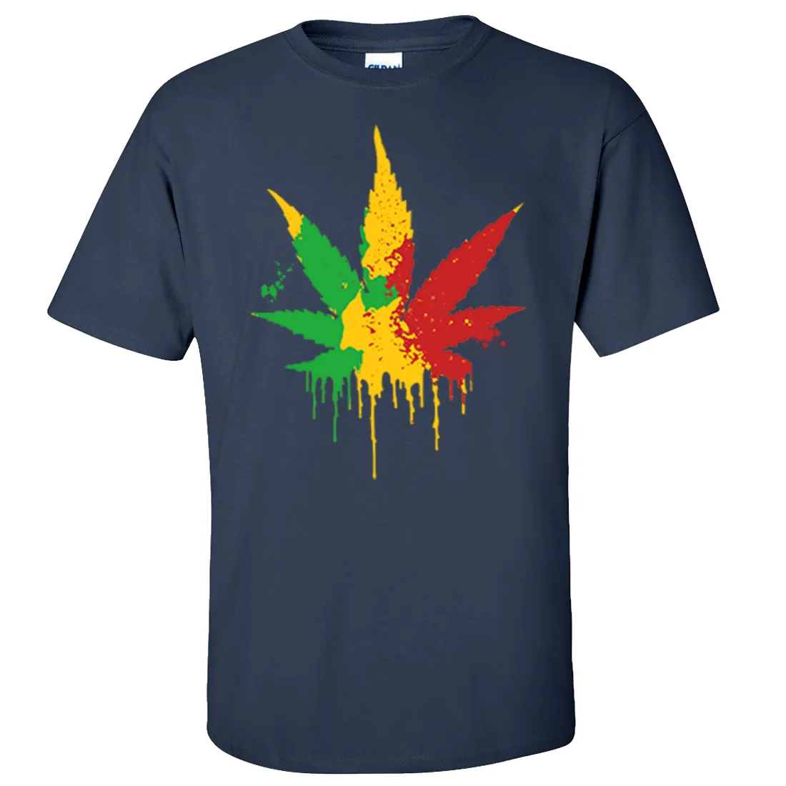 Rasta Pot Leaf Asst Colors T-shirt/tee