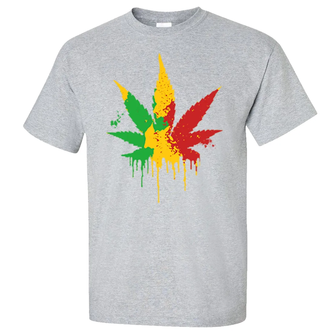 Rasta Pot Leaf Asst Colors T-shirt/tee