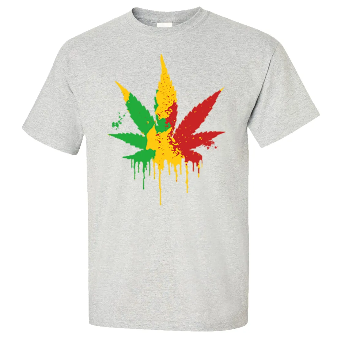 Rasta Pot Leaf Asst Colors T-shirt/tee