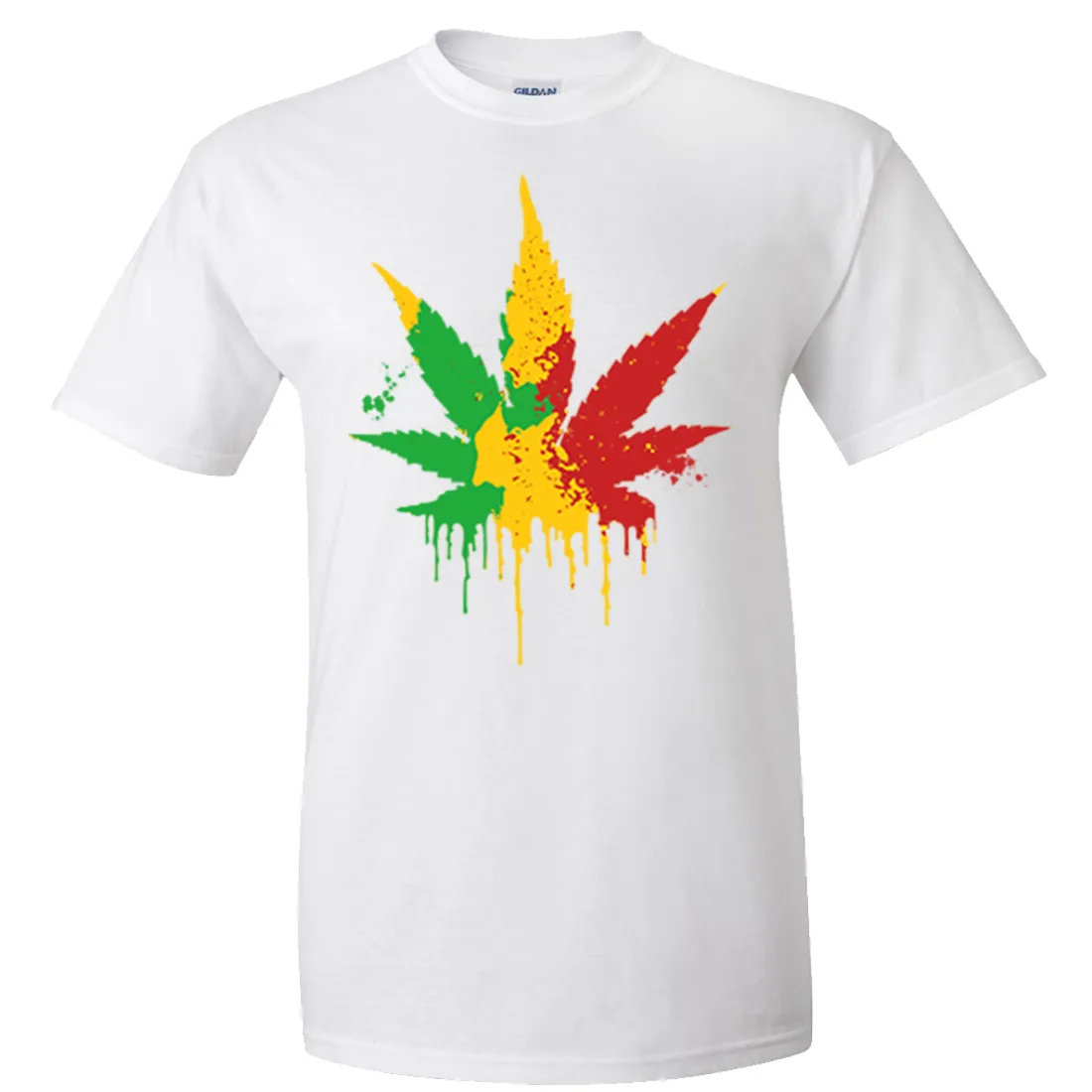 Rasta Pot Leaf Asst Colors T-shirt/tee