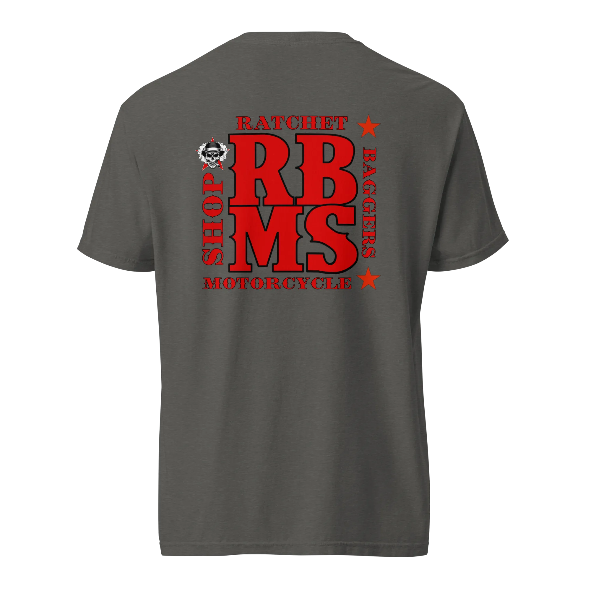 RBMS Back Spelled Out Logo Unisex garment-dyed heavyweight t-shirt