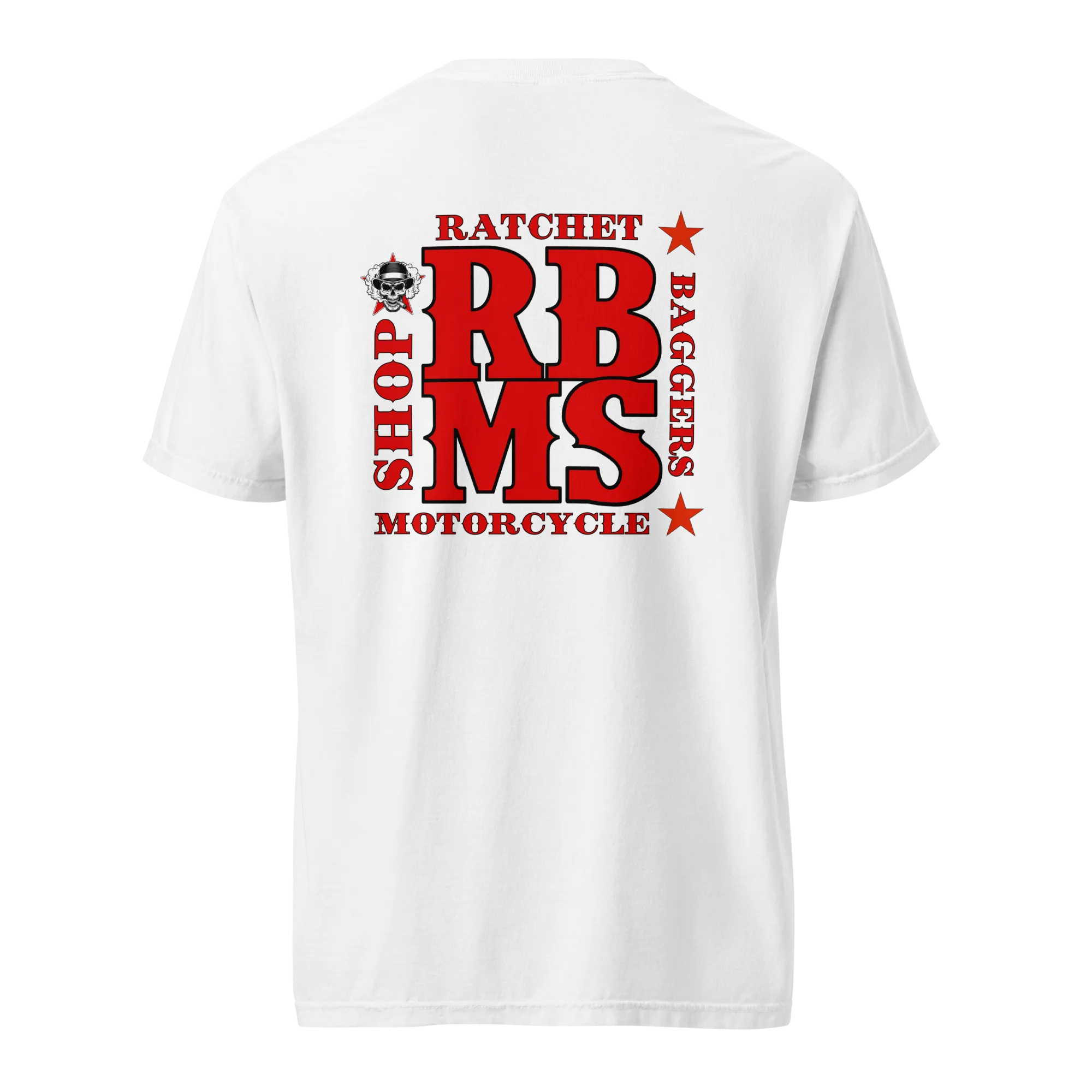 RBMS Back Spelled Out Logo Unisex garment-dyed heavyweight t-shirt