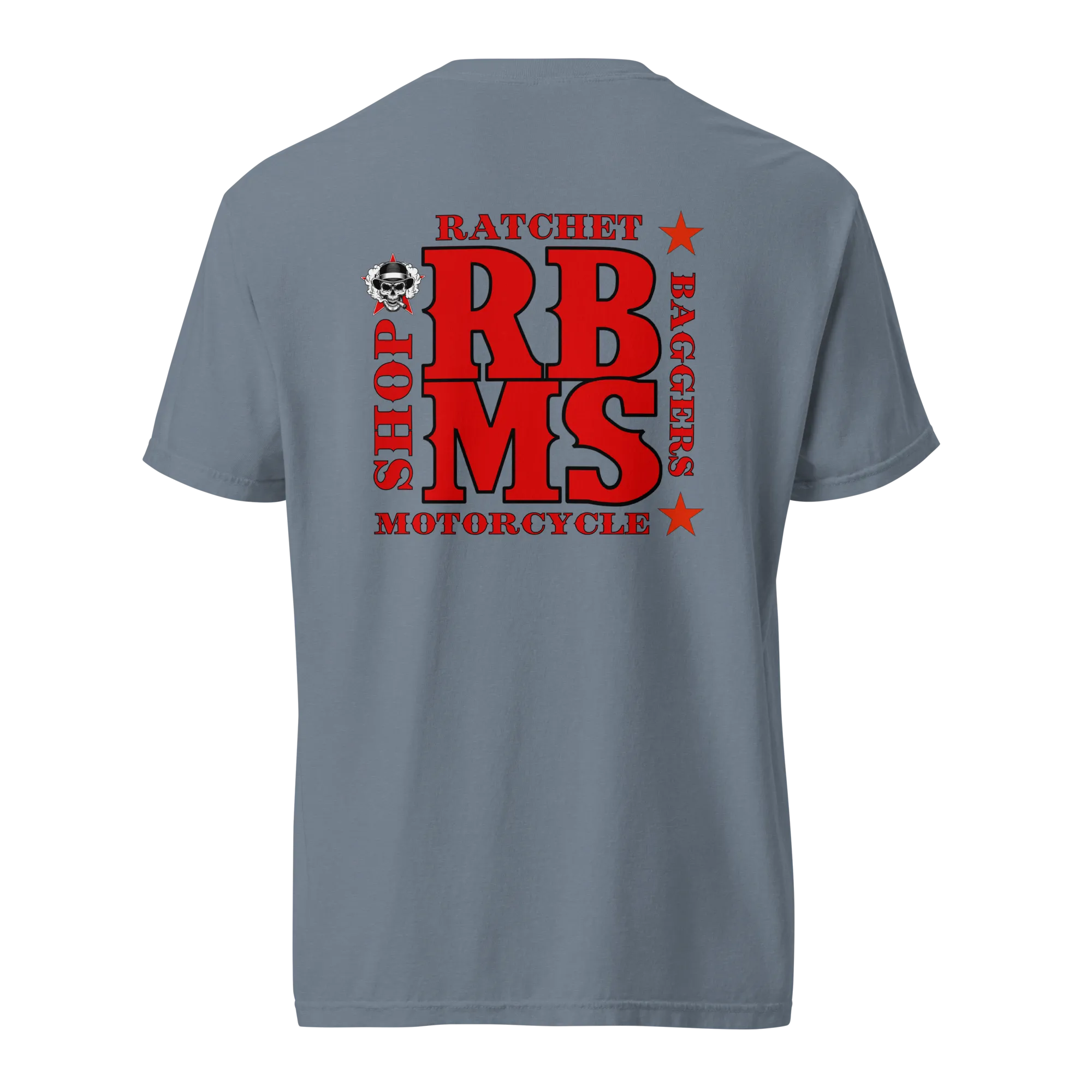 RBMS Back Spelled Out Logo Unisex garment-dyed heavyweight t-shirt