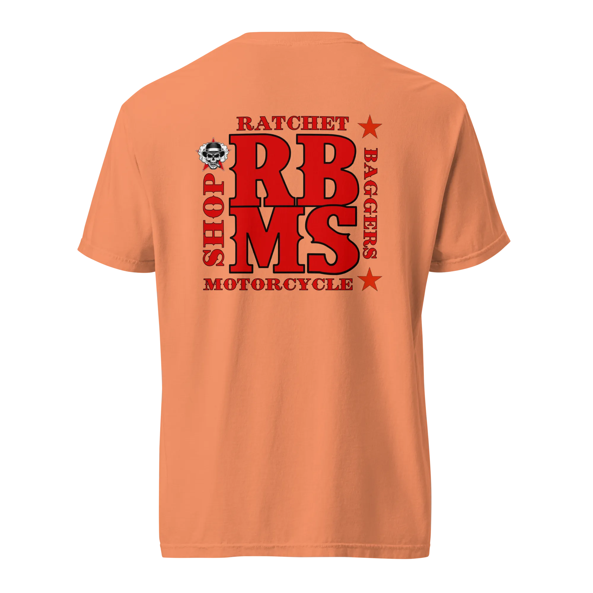 RBMS Back Spelled Out Logo Unisex garment-dyed heavyweight t-shirt
