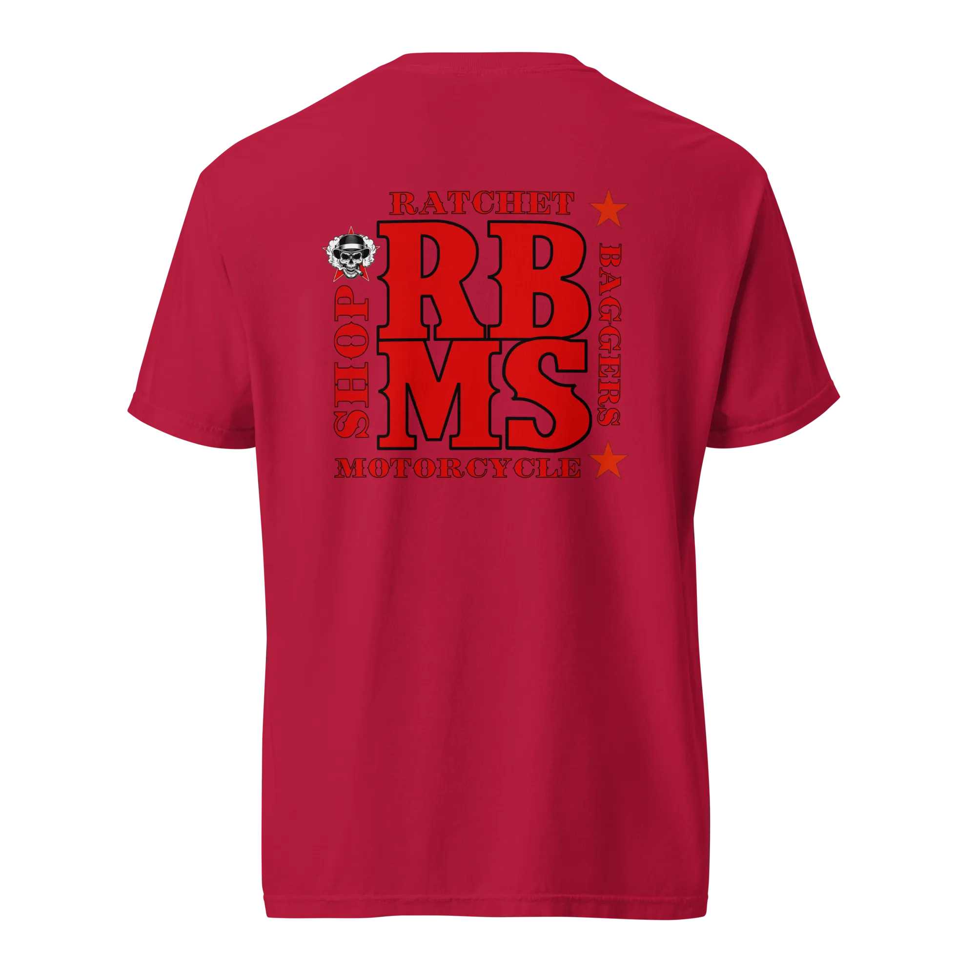 RBMS Back Spelled Out Logo Unisex garment-dyed heavyweight t-shirt