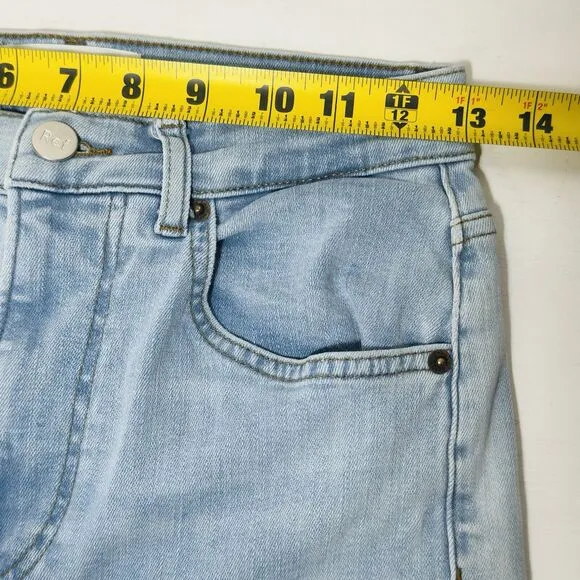 Reformation High &amp; Skinny St. Lucia Jeans Size 27 Light Wash Strom Denim