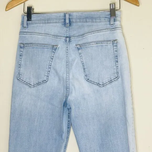 Reformation High &amp; Skinny St. Lucia Jeans Size 27 Light Wash Strom Denim