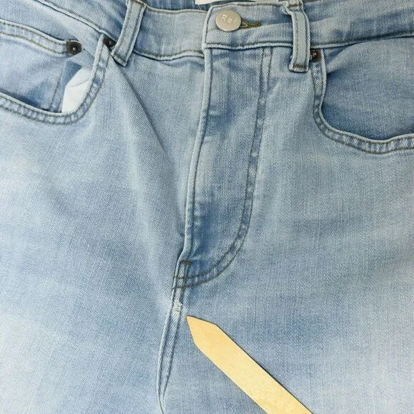 Reformation High &amp; Skinny St. Lucia Jeans Size 27 Light Wash Strom Denim