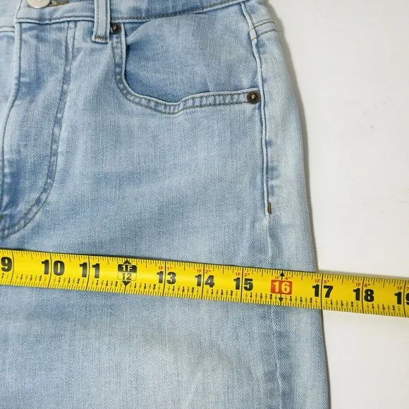 Reformation High &amp; Skinny St. Lucia Jeans Size 27 Light Wash Strom Denim
