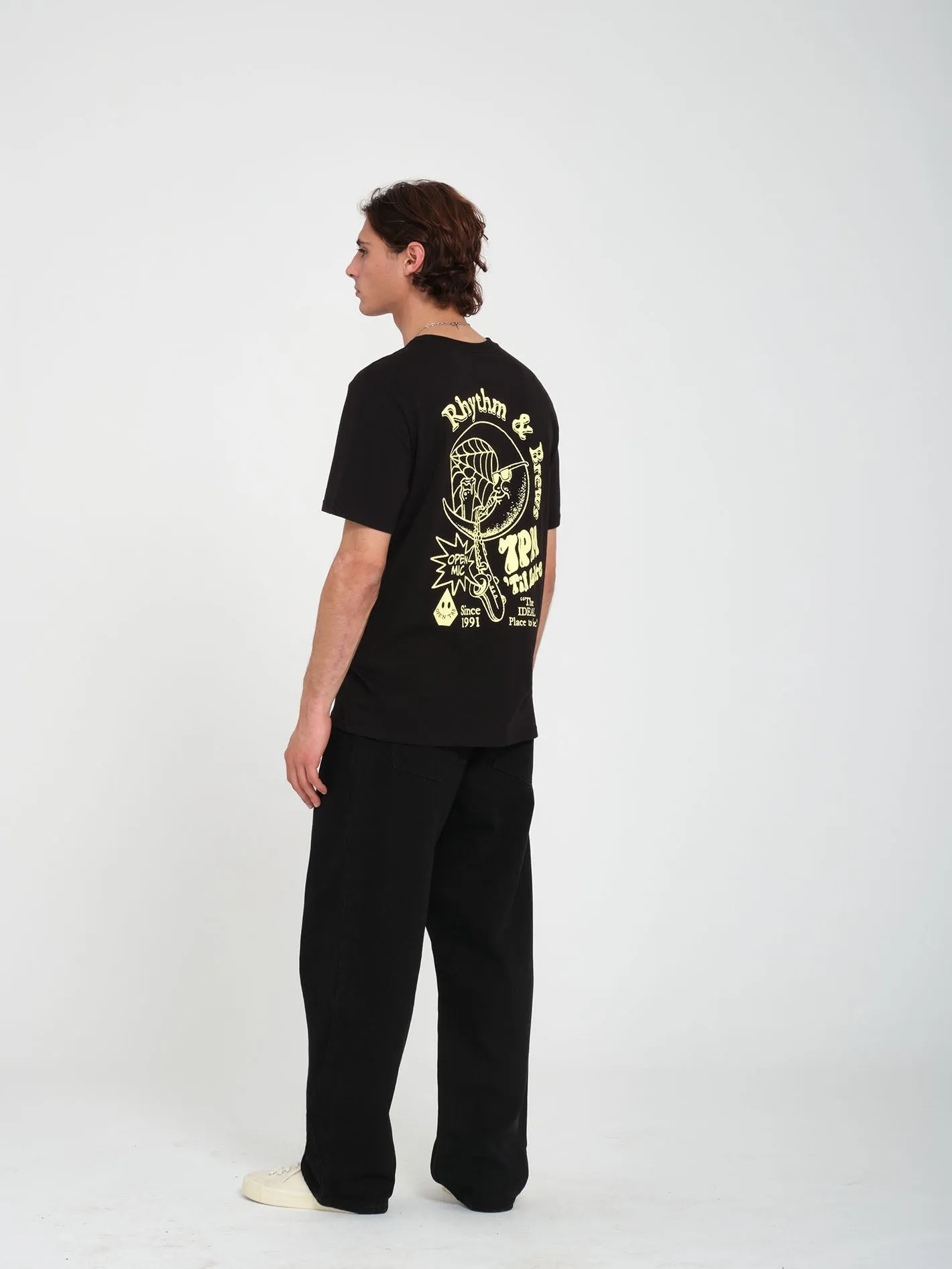 Rhythm 1991 T-shirt - BLACK