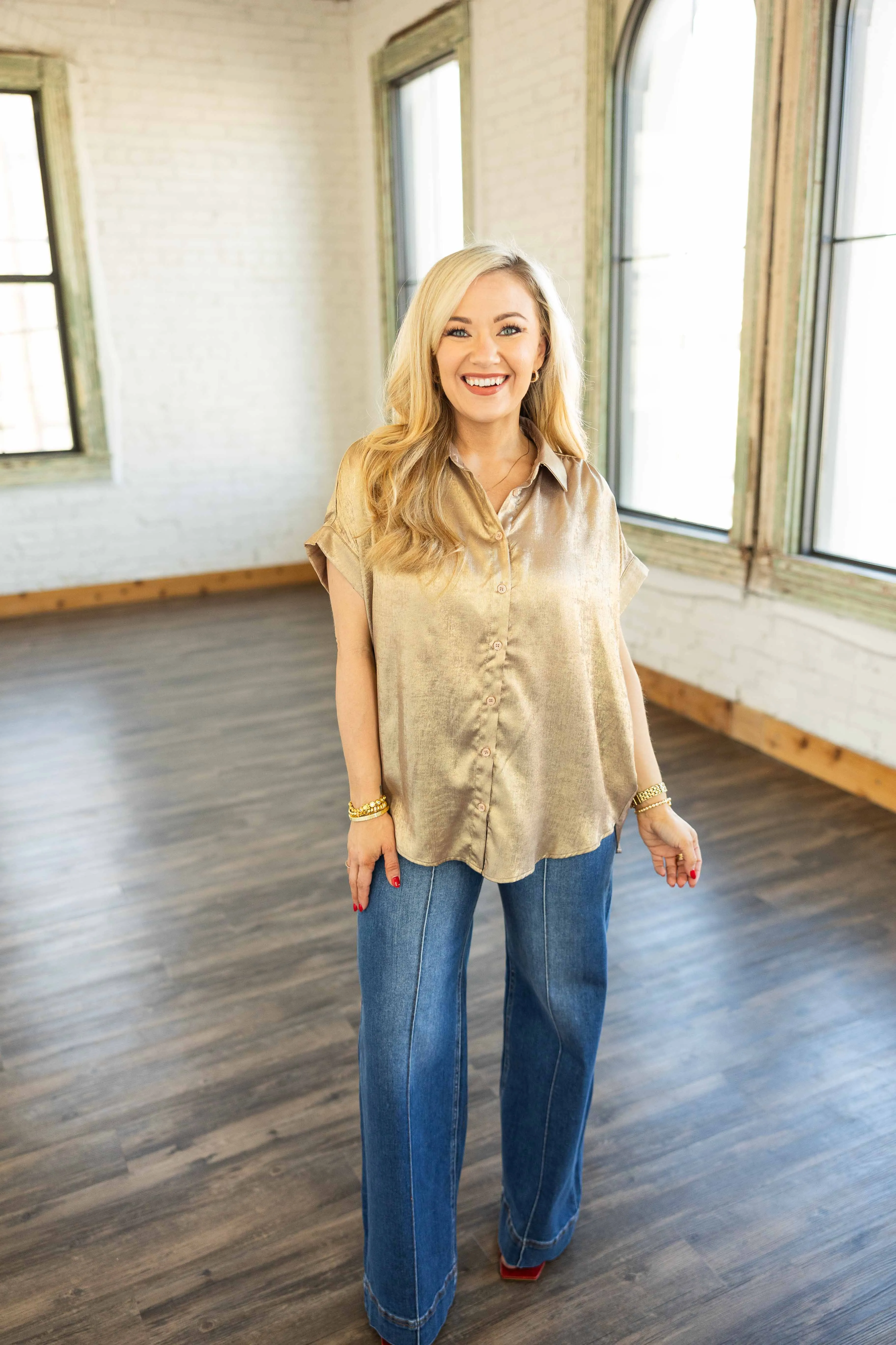 [RISEN] LORNA TUMMY CONTROL PINTUCK JEANS