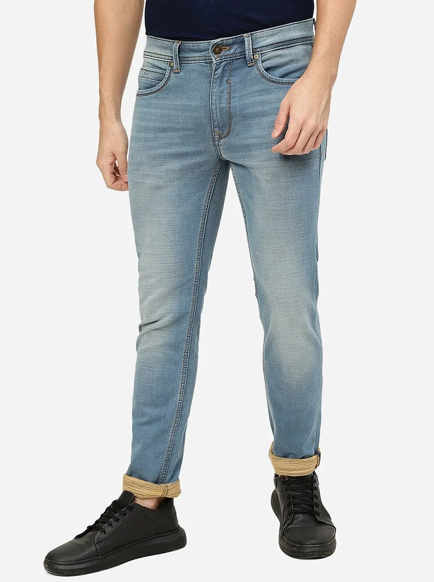 River Blue Washed Slim Fit Jeans | JadeBlue